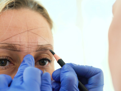 Augenbrauen einzeichnen